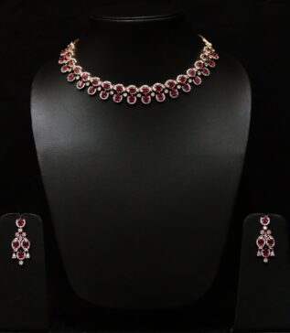 Charulata Crimson Necklace